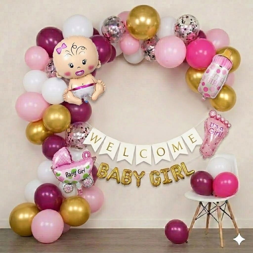 Welcome baby girl set