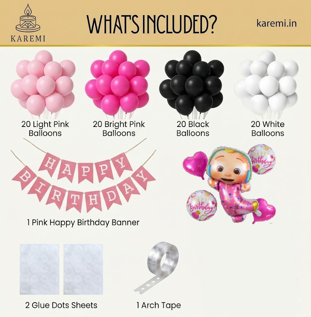 Coco melon birthday set