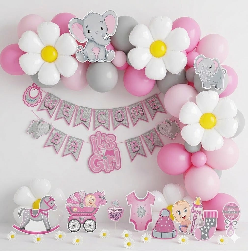 Welcome baby girl set
