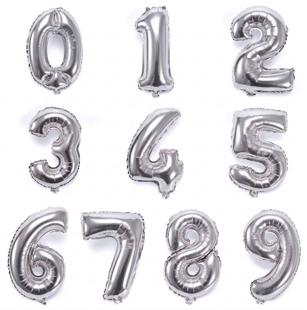 Foil jumbo numbers