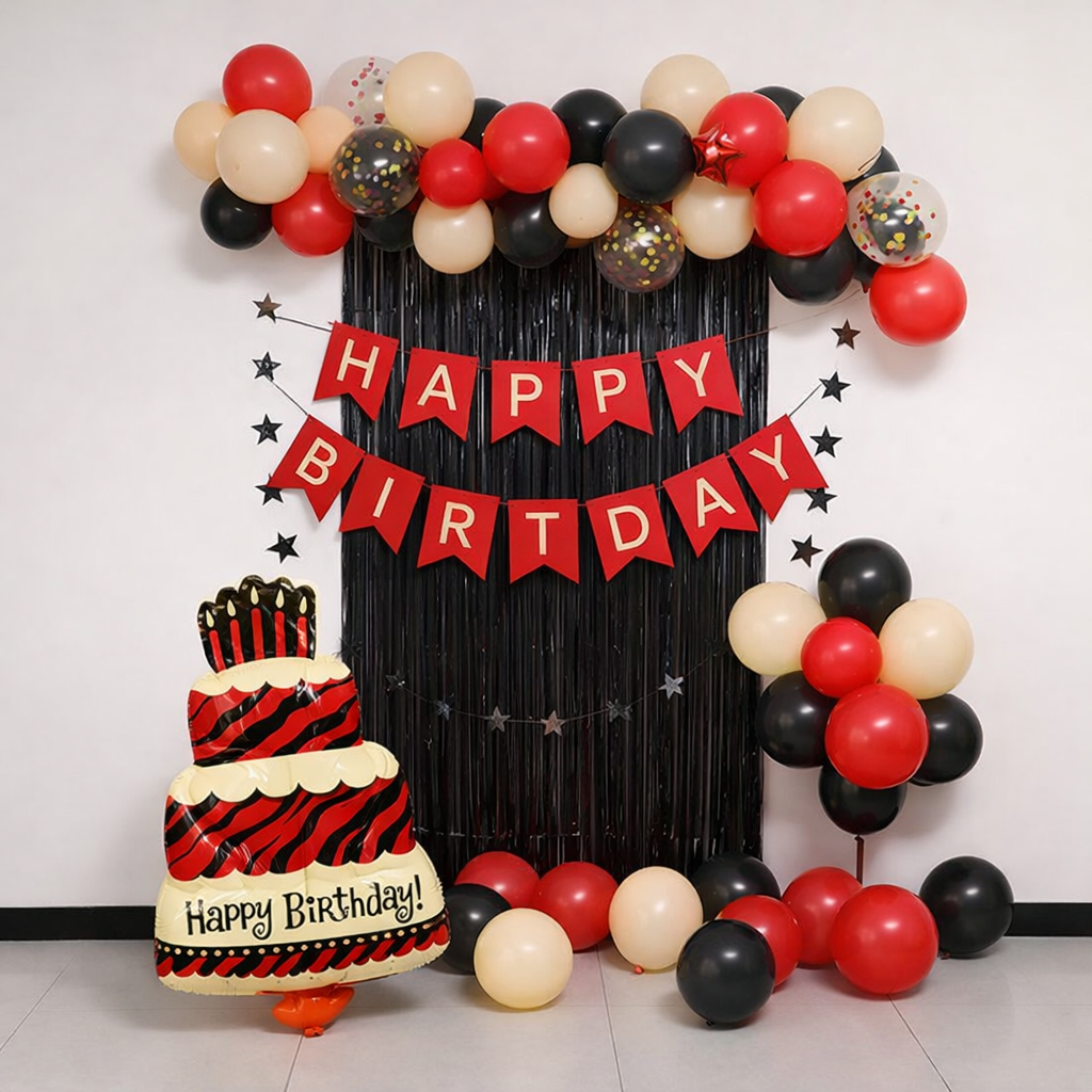 Red velvet birthday set