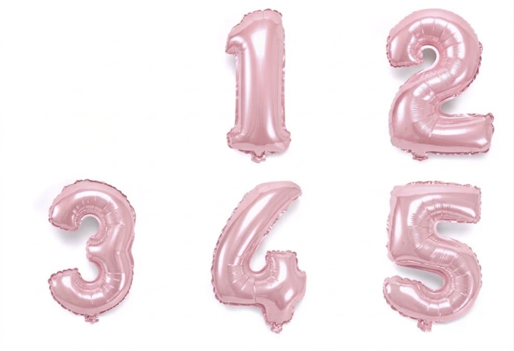 Foil jumbo numbers