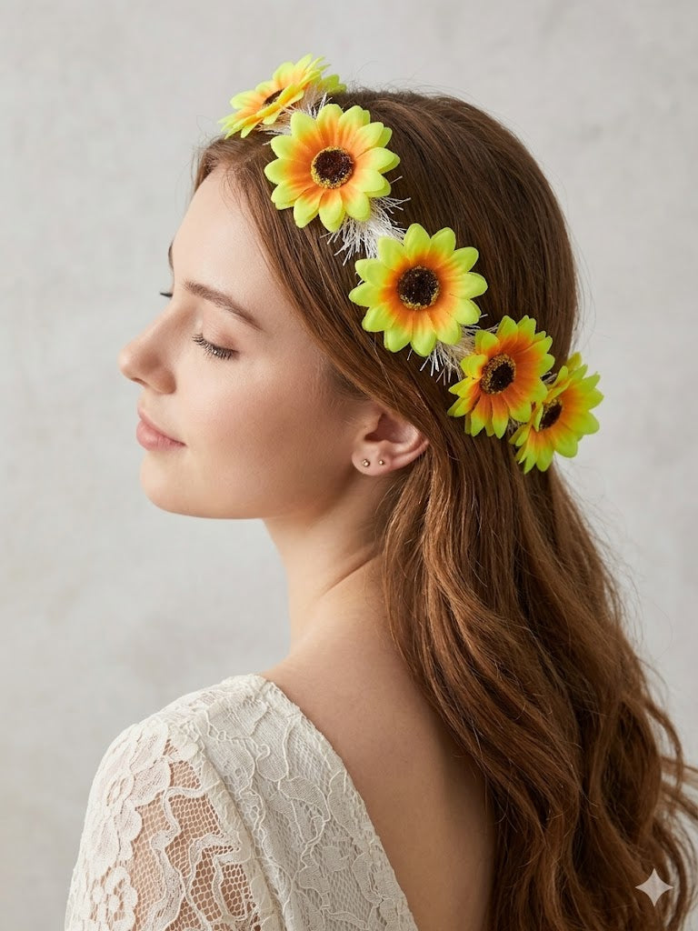 Sunflower tiara