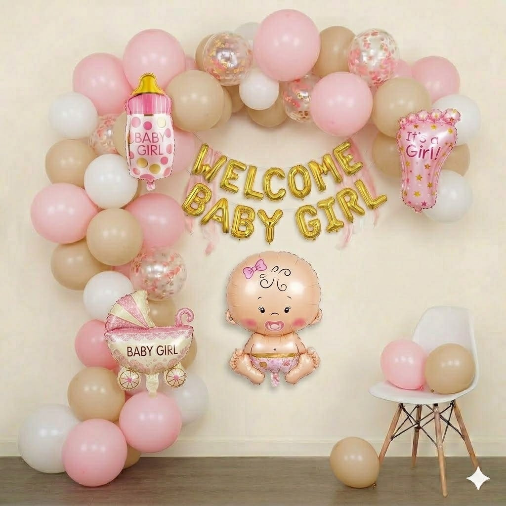 Welcome baby girl set