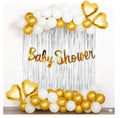 Golden baby shower decoration