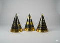 Black/gold birthday caps