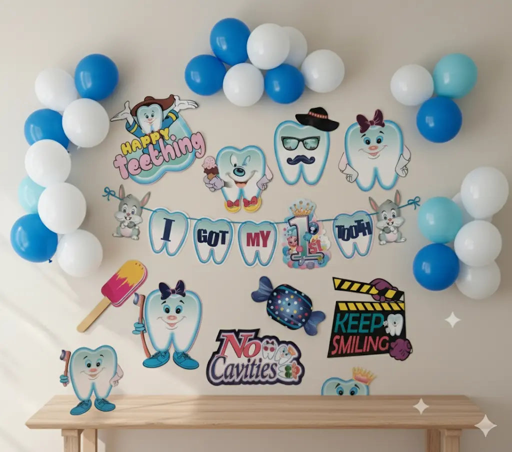 1st tooth decoration set