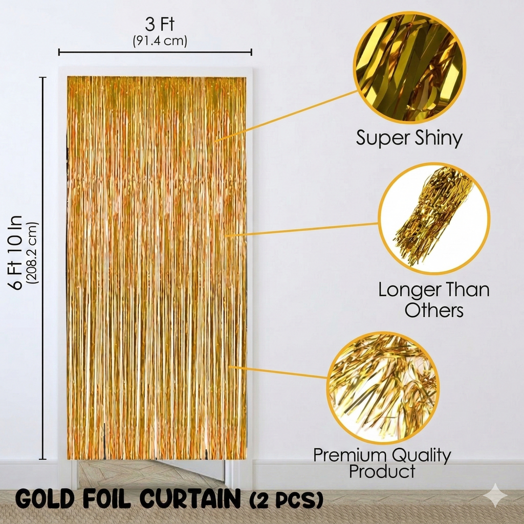 Foil curtain (all colors)