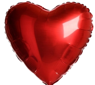 Foil hearts(all colors)