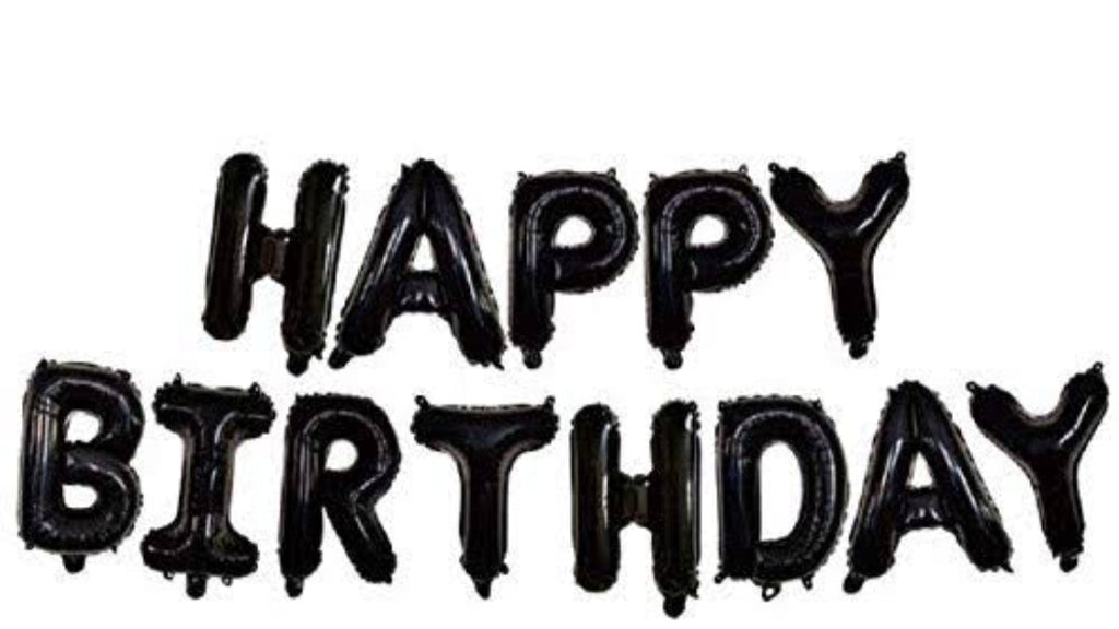 Birthday Banner foil