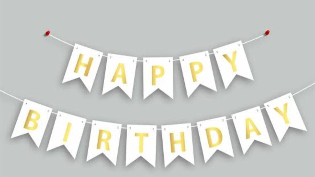 Happy birthday banner