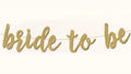 Bride to be cursive banner