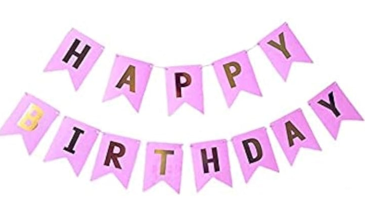 Happy birthday banner