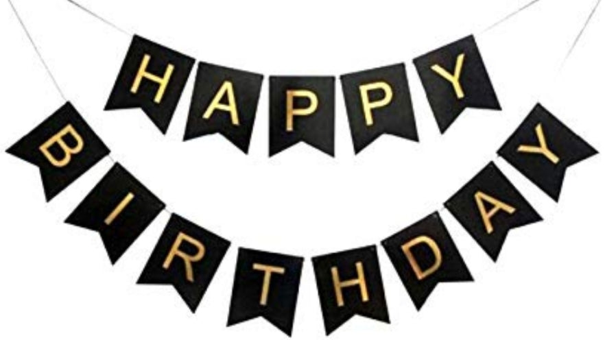 Happy birthday banner