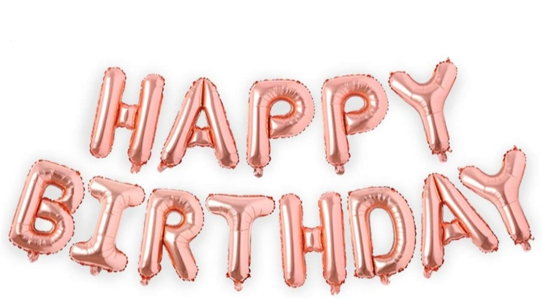 Birthday Banner foil