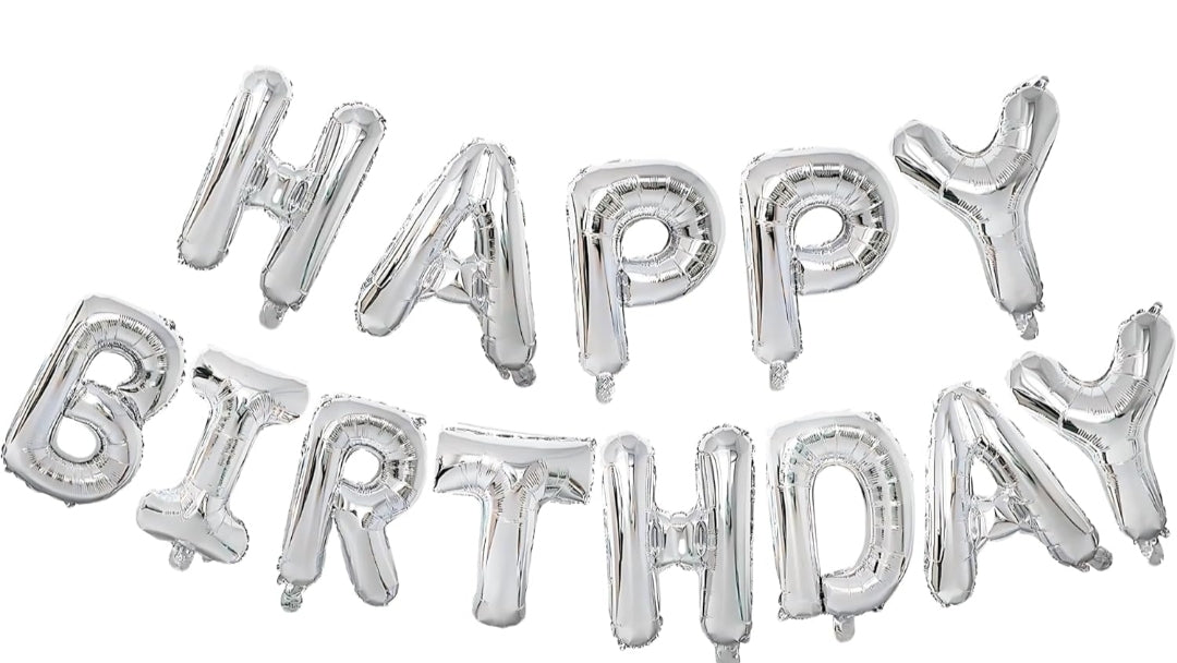 Birthday Banner foil