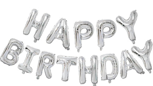 Birthday Banner foil