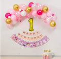 1st birthday pink decoration