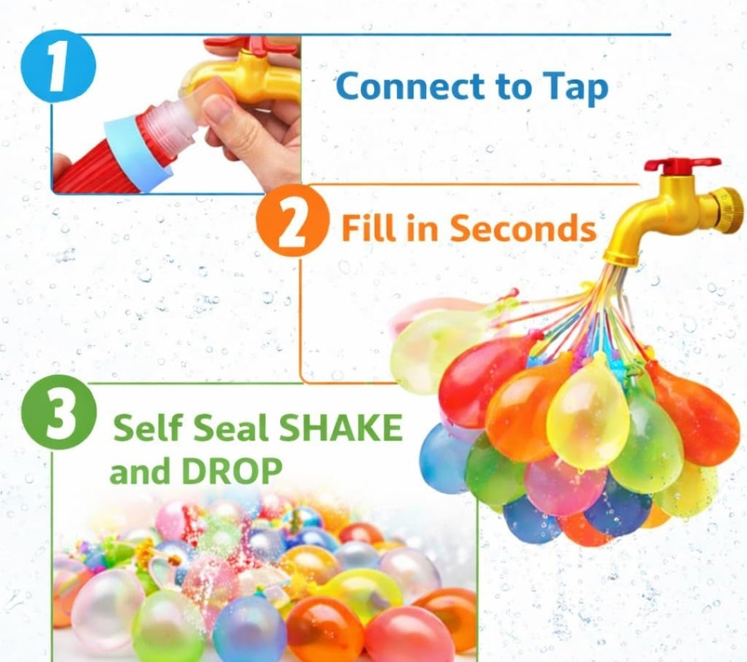 Self seal water balloons