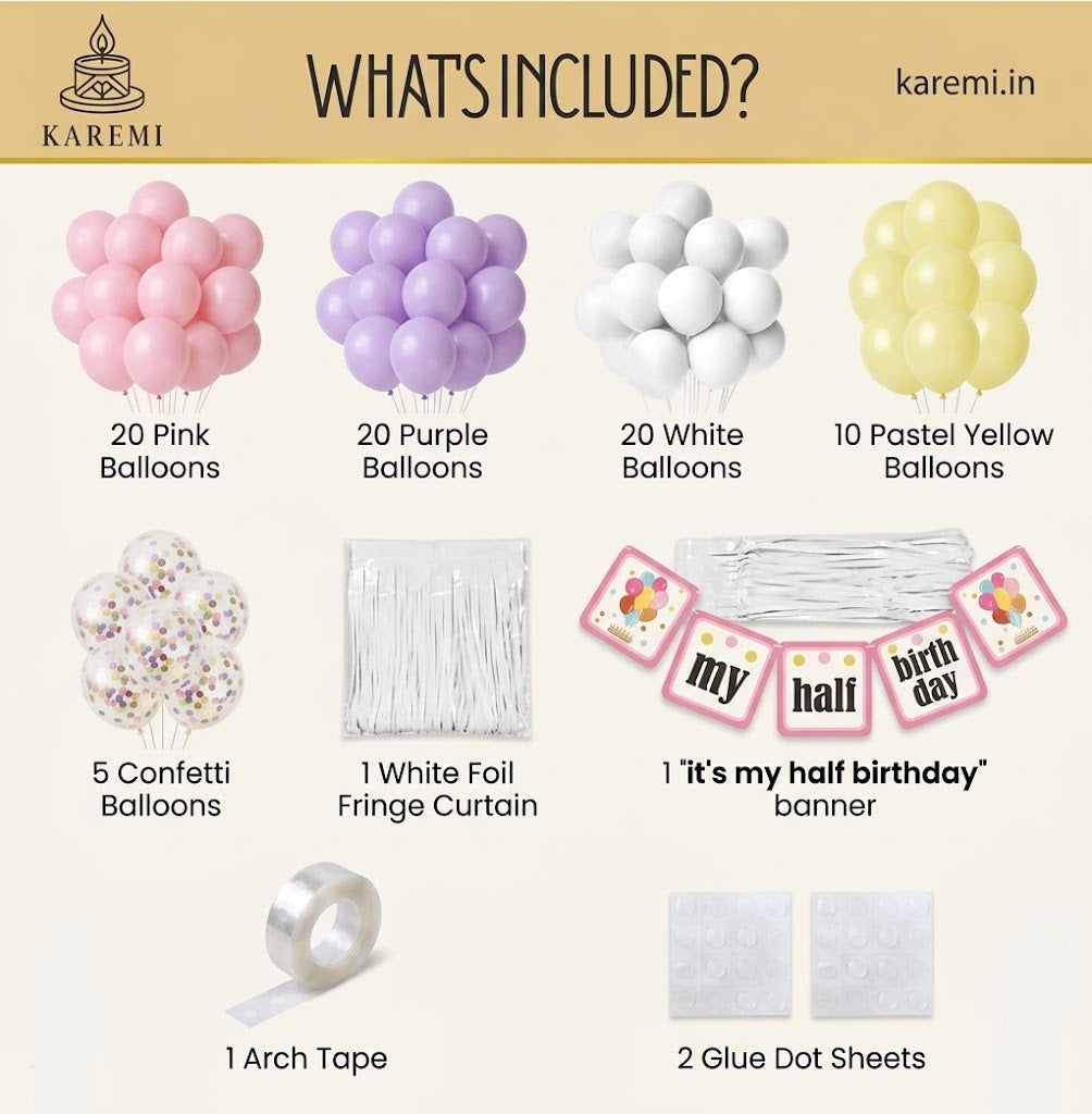 Half birthday set