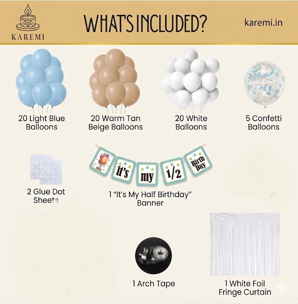 Half birthday set