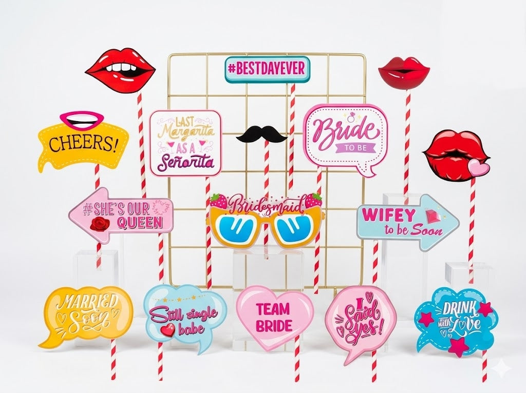 Bride to be photo props