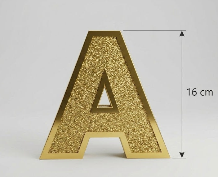Glitter custom letters