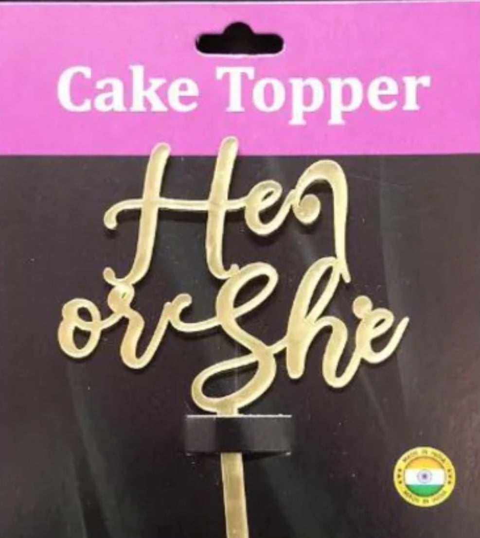 Cake toppers