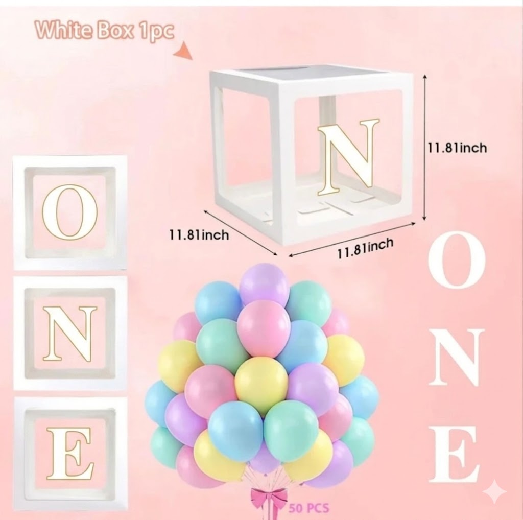 One balloons box