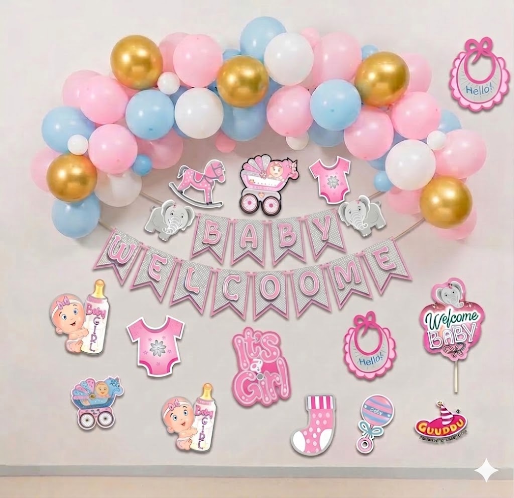 Welcome baby girl set