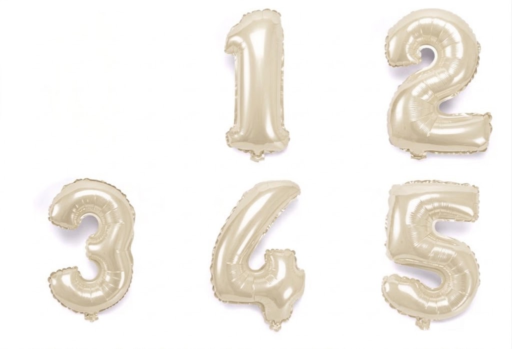 Foil jumbo numbers