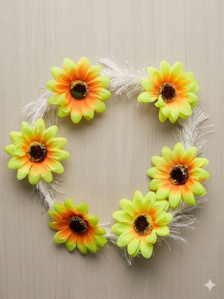 Sunflower tiara