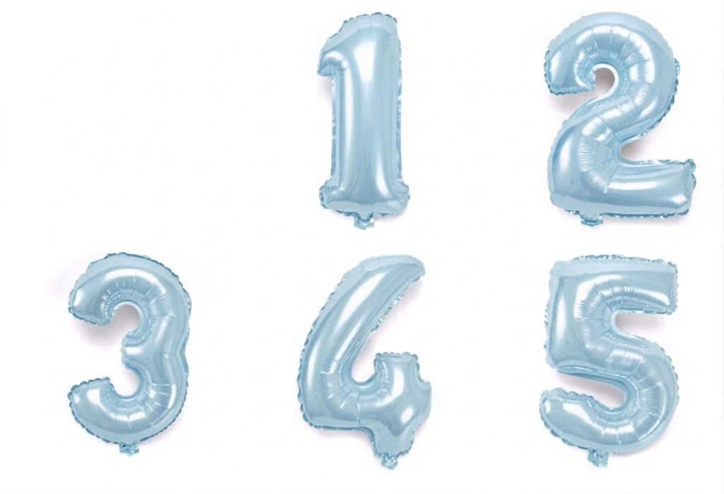 Foil jumbo numbers