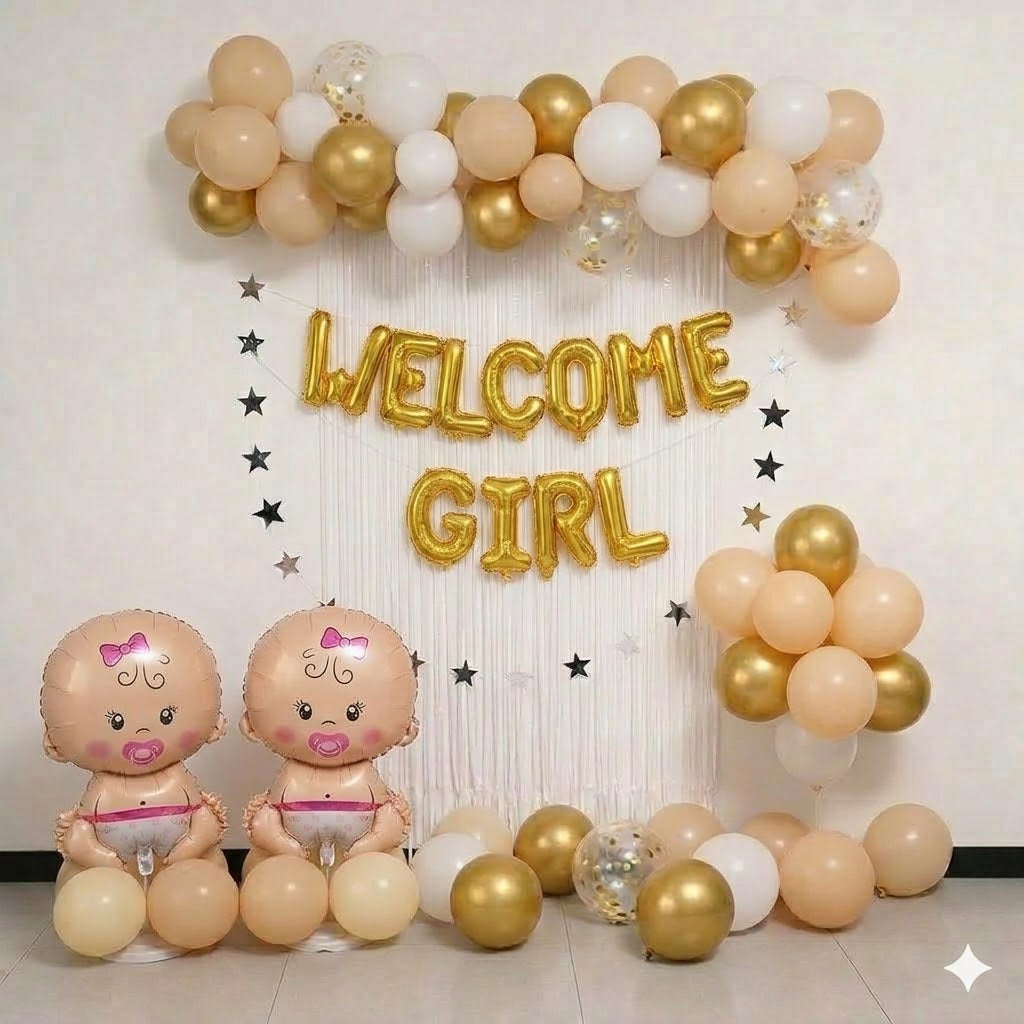 Welcome baby girl set