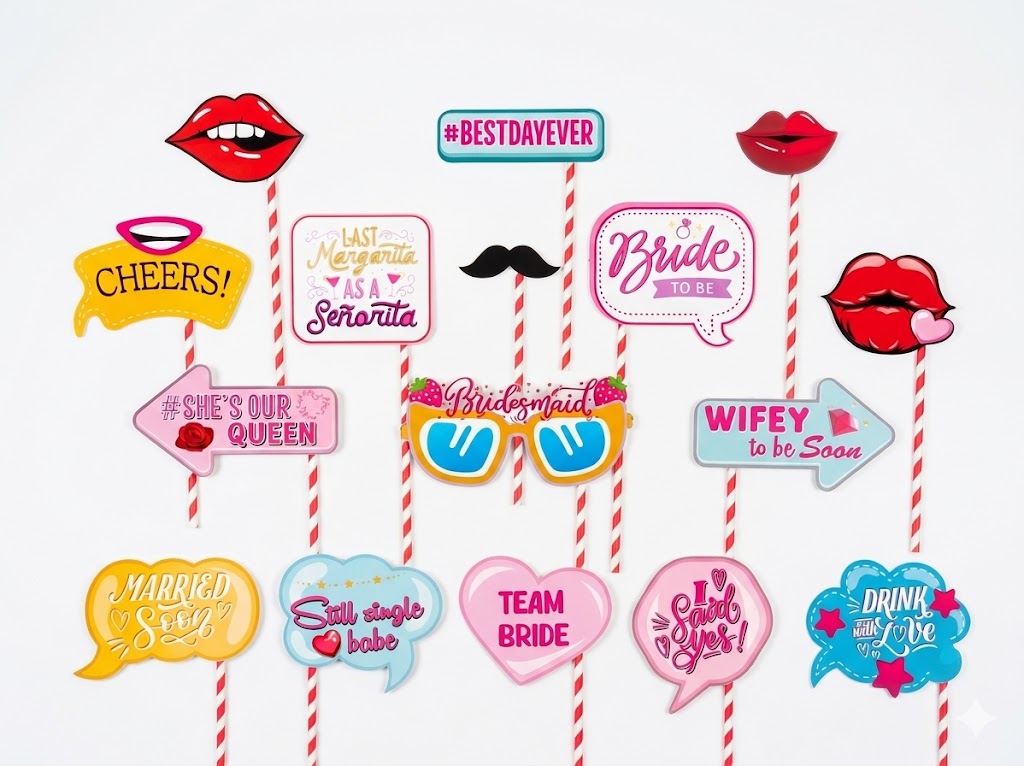 Bride to be photo props