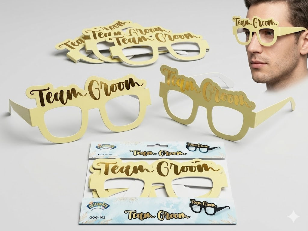 Team bride/groom wearable goggles