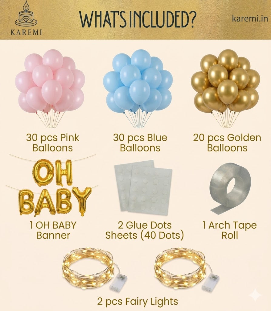 Oh baby baby shower set