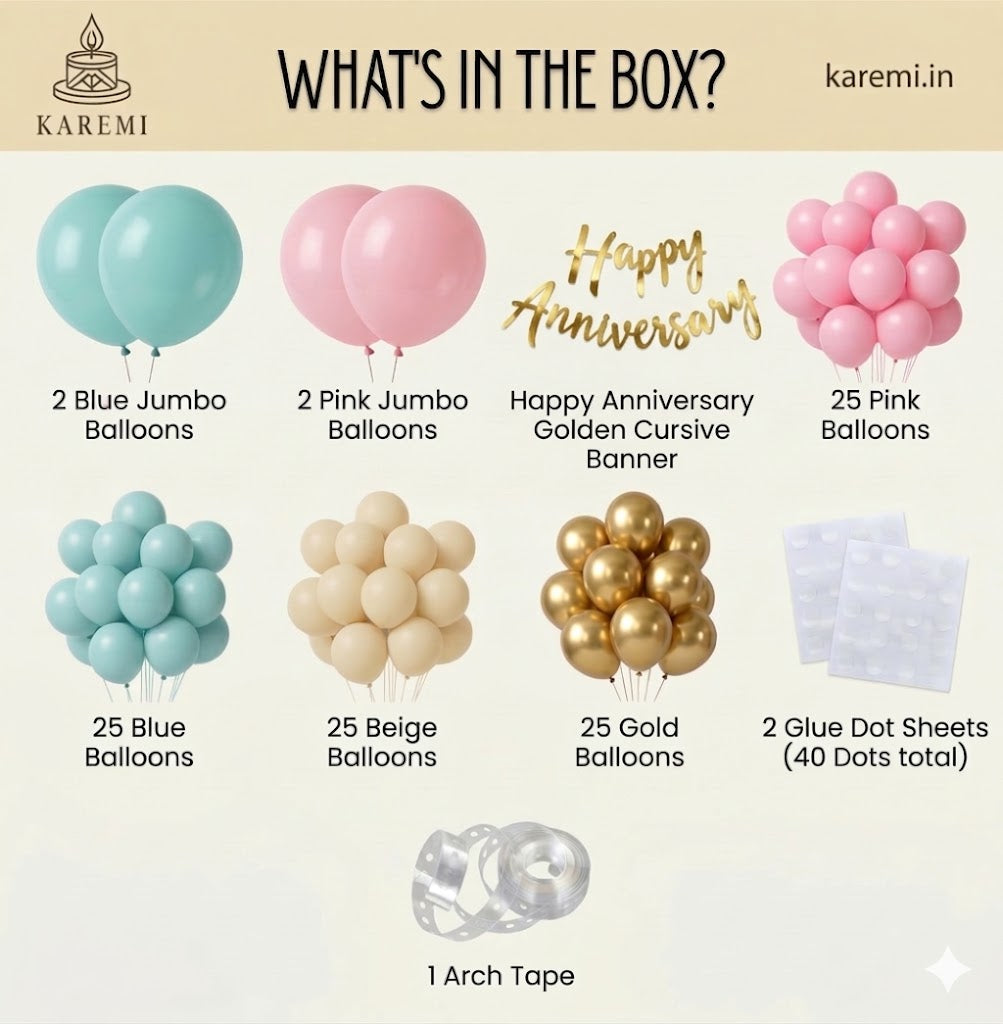 Anniversary decor set