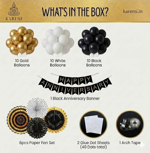 Anniversary decor set