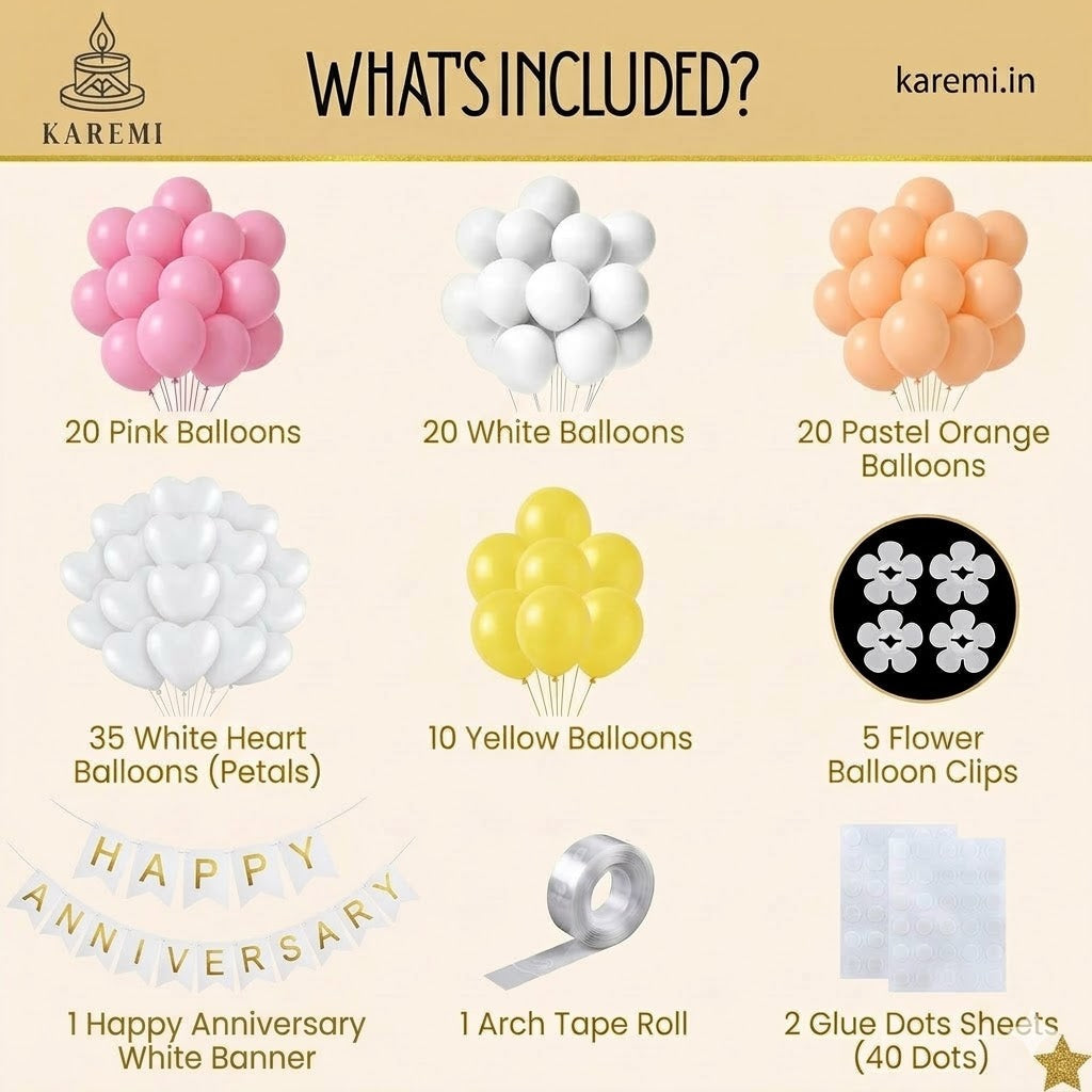 Anniversary decor set
