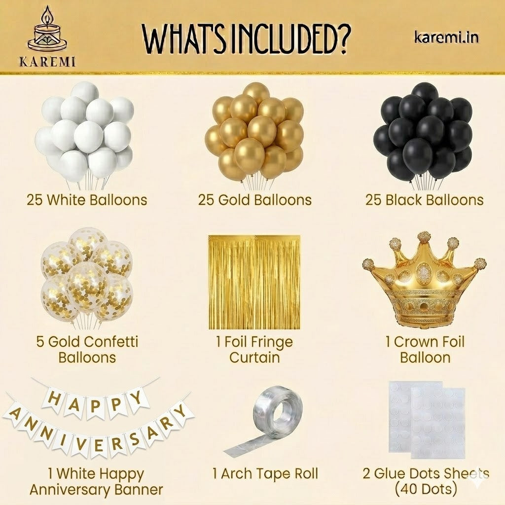 Anniversary decor set