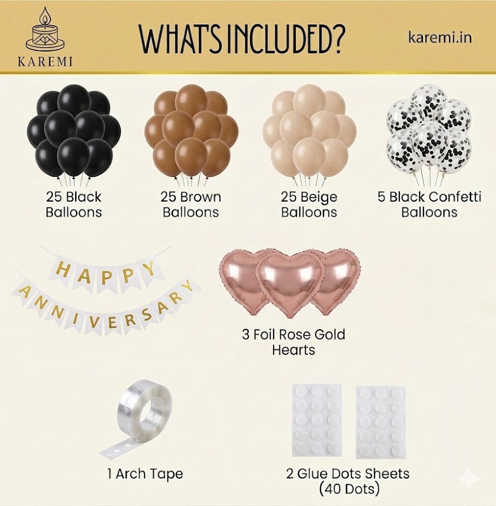 Anniversary decor set