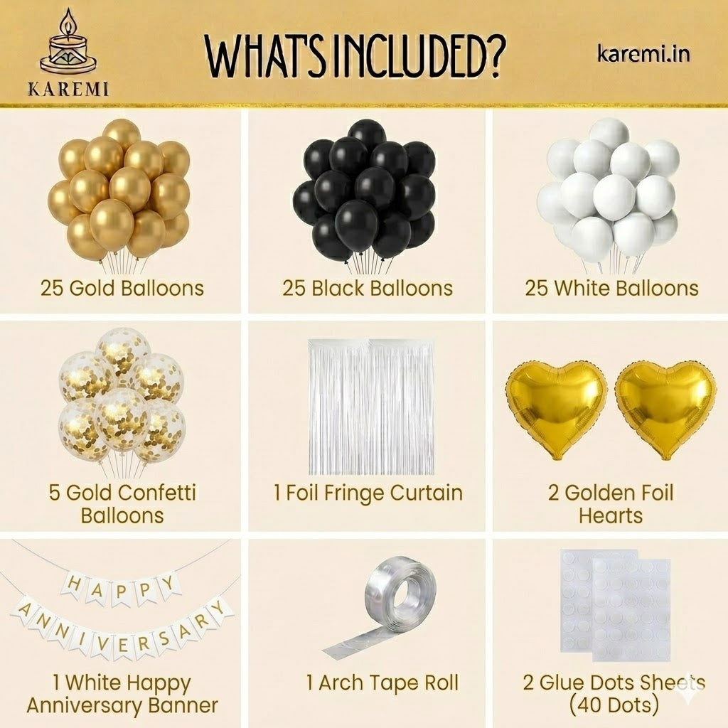 Anniversary decor set