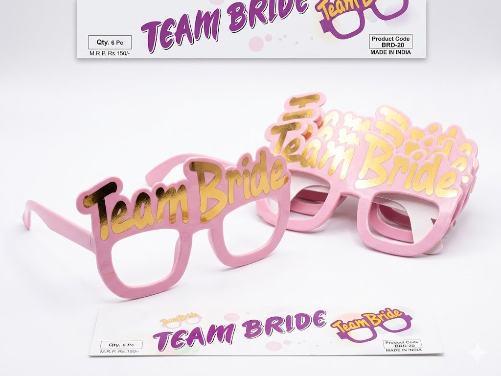 Team bride/groom wearable goggles